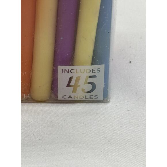 45 Rite Lite Chanukah Candles Hanukkah Multi Color - Picture 2 of 6